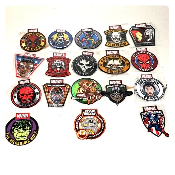 Funko Accessories 17 Marvel Patches Lot New Plus Bonus Poshmark